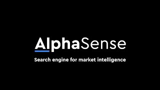 Make datadriven decisions with confidence  AlphaSense [upl. by Ellersick]