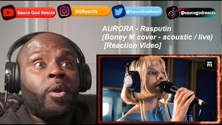 AURORA  Rasputin Boney M cover  acoustic  live  REACTION [upl. by Ander]