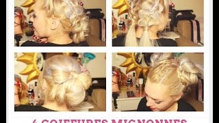 4 coiffures faciles cheveux mi longs avec Irresistible Me extensions clip [upl. by Fran]