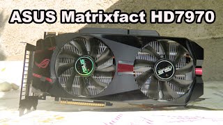 factory cooling fault  ASUS MATRIX HD7970 [upl. by Ahsoyek71]