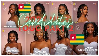 MISS TOGO 2024 CANDIDATES PART2LOME TOG0 AFRICA africa misstogo 2024 misstogo2024 togo viral [upl. by Newfeld]