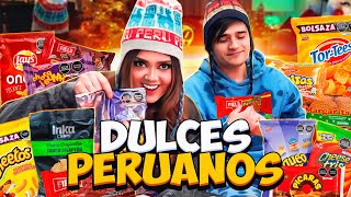 PROBANDO DULCES PERUANOS 🤩 SEMANA FILIESPOSOS  AMABLITZ [upl. by Eidnalem]