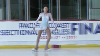 Mel Xu  Novice Women Free Skate  2025 Pacific Coast Sectional Singles Final [upl. by Aschim]