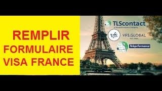 COMMENT REMPLIR LE FORMULAIRE DE DEMANDE VISA FRANCE [upl. by Weight364]