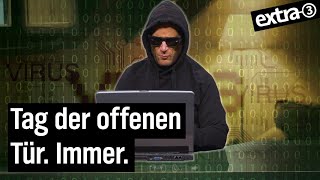 Paradies für Hacker Deutschland  extra 3  NDR [upl. by Esyli966]