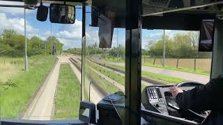 No hands Fast Busway ride by Enviro400LXB [upl. by Enatan]