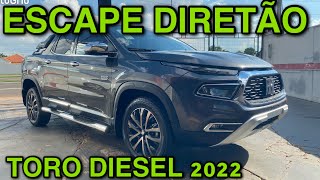 NOVA FIAT TORO RANCH 2022 DIESEL COM ESCAPE DIRETO [upl. by Garret179]