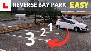 REVERSE Bay PARK with Reference Points  Use This on your Driving Test UK [upl. by Gualterio766]