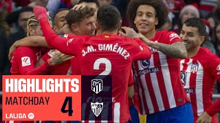 Resumen de Atlético de Madrid vs Sevilla FC 10 [upl. by Joey398]