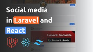 Social media in Laravel amp React FULL SERIES [upl. by Ericka]