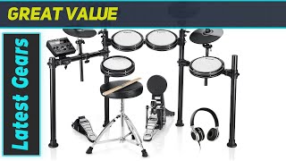 Donner DED200X A Realistic Electronic Drum Experience [upl. by Pravit]