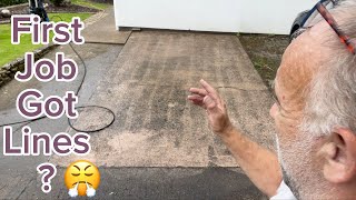 first free driveway clean with the nilfisk 200 diy nilfisk cleaning drivewaycleaning [upl. by Cathey400]