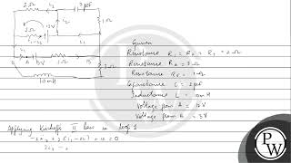 A circuit containing a twoposition switch S is shown in figure\n\na The switch S is in posit [upl. by Annadal]