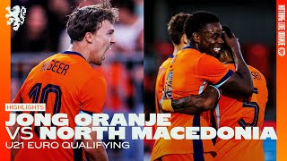 GAME 8 WIN 8 ❤️‍🔥  Highlights Jong Oranje  North Macedonia [upl. by Nilhsa]