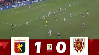 GenoaReggiana 10  Coppa Italia 202425  Highlights della Partita [upl. by Aihcila]