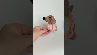 🌸🌸Crochet small dog  Маленькая собачка крючком🌸🌸 [upl. by Cristal]