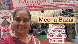 Meena Bazar Egmore cooptex exhibition ground nandhinisvibes egmorecooptexexhibition  meenabazar [upl. by Hepza424]