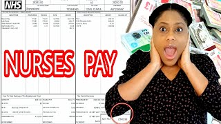 NHS Nurse Pay explained  What I get Paid As A Top Band 6 NHS Nurse [upl. by Modestine111]