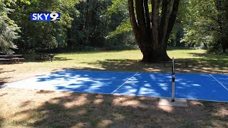 New pickleball court installed near Springfield [upl. by Gapin410]