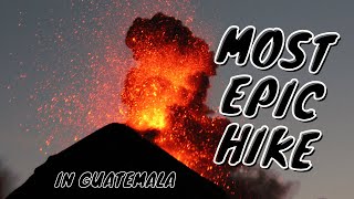 E28 Hiking the Volcano Acatenango in Guatemala 3976m13045ft [upl. by Fairweather]