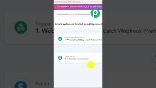 Create Systemeio Contacts from Jotform Responses shorts pabblyconnect automation [upl. by Ydurt]