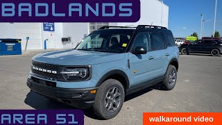 2022 Ford Bronco Sport Badlands walkaround video 01 [upl. by Ahcropal361]