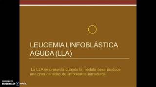 Leucemia Linfoblástica Aguda [upl. by Nwahshar581]