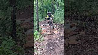 Rocky racing on slick rocks race bicycle [upl. by Bremen698]