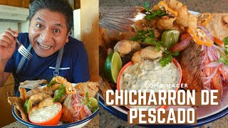 CHICHARRON DE PESCADO DE LA COCINA DE VICTORIANO [upl. by Nealy]