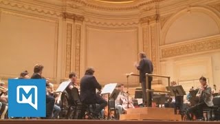 BRSymphoniker in der Carnegie Hall in New York  Probe für quotThe Wild Bearsquot [upl. by Phylys]