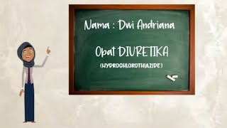 Obat diuretika  Farmakologi hydrochlorothiazide [upl. by Inobe666]