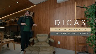 DICA DE 04 POLTRONAS PARA COLOCAR EM SUA CASA [upl. by Hawk]