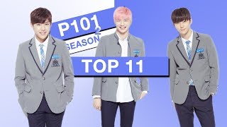 Produce 101 Season 2  EP 11 Final Official Ranking  TOP 11 [upl. by Bili]