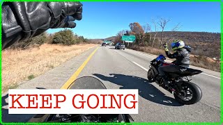 Fireblade SP and ZX10R Highway run [upl. by Iz]