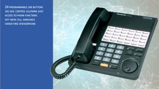 Panasonic KXT7425 Business Phone Summary [upl. by Helsa]