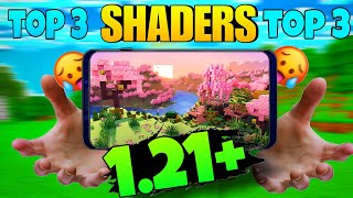 Top 3 best SHADERS for MCPE 121 🔥🔥🔥Ft [upl. by Zat826]