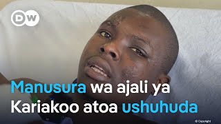 Manusura asimulia alivyookolewa ajali ya Kariakoo [upl. by Keisling]