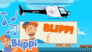 Blippi Helicopter Song 🚁  BLIPPI  Educational Songs For Kids [upl. by Dael]