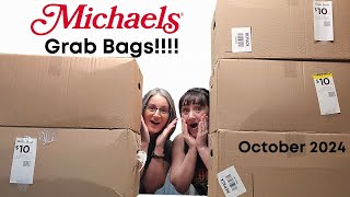 MICHAELS Grab Bags Are Back   October 2024  Part 1 [upl. by Ettennej]