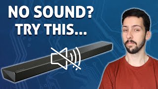 No Sound From Soundbar Common Issues and Ways to Fix Samsung  LG  Sonos  Sony [upl. by Edd36]