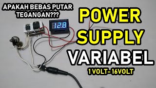 Bagaimana Cara Membuat Power Supply Variable [upl. by Chastain]