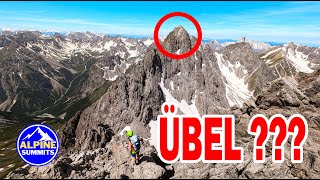 Dremelspitze  EXTREM BRÜCHIG   Luftige Bergtour bergsteigen alpinesummits [upl. by Farro]