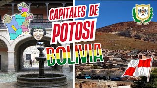 ¿Cuáles son las Provincias y Capitales de Potosí  🇧🇴 Bolivia  Geografía [upl. by Chinua]