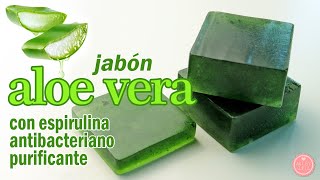 JABÓN artesano con ALOE VERA o SÁBILA para principiantes CURSO GRATIS Clase 2 [upl. by Ryun]