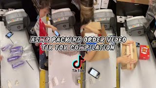 PACKING ORDER ASMR VIDEOS  PART 2  TIK TOK  justineperales✅ asmrpackingordertiktok [upl. by Yar884]