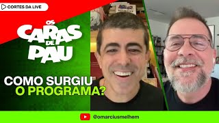 COMO TUDO COMEÃ‡OU O NASCIMENTO DOS CARAS DE PAU CORTE 1 DA LIVE COM LEANDRO HASSUM E EQUIPE [upl. by Azmuh]