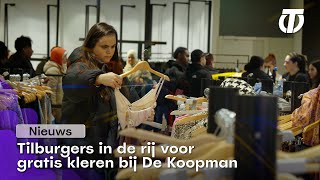 Nieuws  Tilburgers in de rij voor gratis kleren bij De Koopman [upl. by Yrdua]