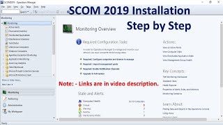 SCOM 2019 Installation Step by Step [upl. by Sivahc738]