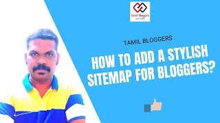 How To Create Stylish HTML Sitemap for Blogger  Tamil Bloggers [upl. by Fergus]