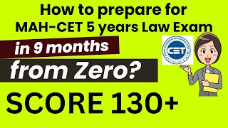 MH CET Law 2025 5 years preparation in 8 monthsMH LAW CET Study MaterialMHCET 5 year LLB Strategy [upl. by Tally]